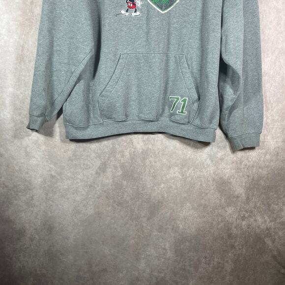 Walt Disney World Hoodie Sweatshirt Mens‎ Large Gray Mickey Mouse Vacation - Picture 4 of 10